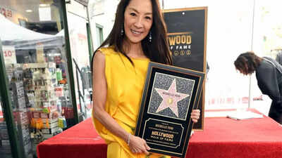 Michelle Yeoh gets Hollywood Walk of Fame Star, dedicates it to parents: ‘This is our star’ |