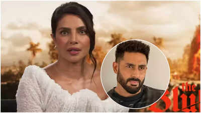 Priyanka Chopra reveals a co-star gave her the nickname ‘Piggy Chops’; netizens mention Abhishek Bachchan | Hindi Movie News