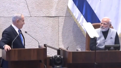 ‘Modi hug known around the world’: Netanyahu hails ‘brother’ PM, calls India ‘gigantic power’ | India News