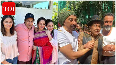 Hema Malini: After Dharmendra’s BAFTA tribute, Hema Malini sets record straight on Sunny, Bobby, Esha and Ahana: ‘There is no negativity at all’ | Hindi Movie News
