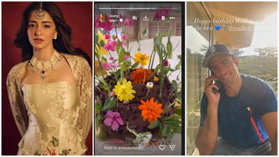 Ananya Panday shares sweet birthday post for rumoured boyfriend Walker Blanco: ‘You’re the best’ | Hindi Movie News