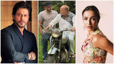 Shah Rukh Khan visits ailing Salim Khan; Malaika Arora seen with son Arhaan Khan at Lilavati Hospital | Hindi Movie News