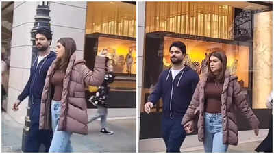 Kriti Sanon and Kabir Bahia’s cosy London walk caught on camera, hand-in-hand video goes viral | Hindi Movie News