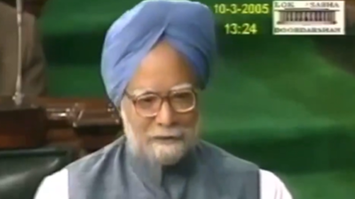 Congress digs out 2005 clip of Manmohan Singh to counter government amid Parliament logjam | India News