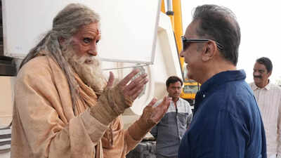 Kalki 2: Amitabh Bachchan begins ‘Kalki 2’ shoot, shares excitement about reunion with Kamal Haasan: ‘Working together after ages’ |