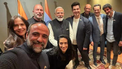 ‘No undercover work!’ PM Modi meets Fauda star cast on Israel visit, posts selfie | India News