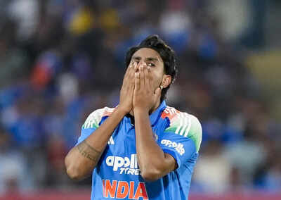 Injury scare for India days before T20 World Cup as Harshit Rana limps off during warm-up clash against South Africa | Cricket News