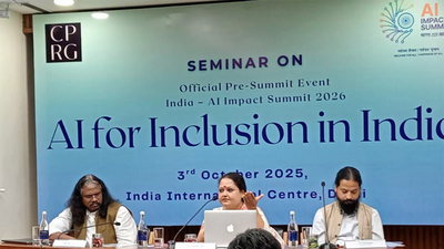 CPRG to host multiple events at India AI Impact Summit 2026 in New Delhi; focus on AI in education, employability, and data governance | India News
