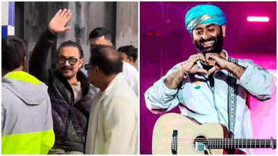 Aamir Khan visits Arijit Singh at his Jiaganj home days after singer announces playback exit | Hindi Movie News