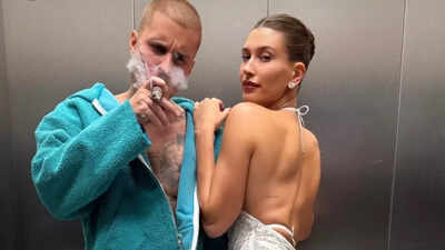 Justin Bieber parties with mystery girls in UNSEEN VIDEO; Hailey Bieber heads home alone – WATCH |