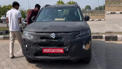 Maruti Suzuki Brezza facelift spotted with 6-Speed manual gearbox: Details