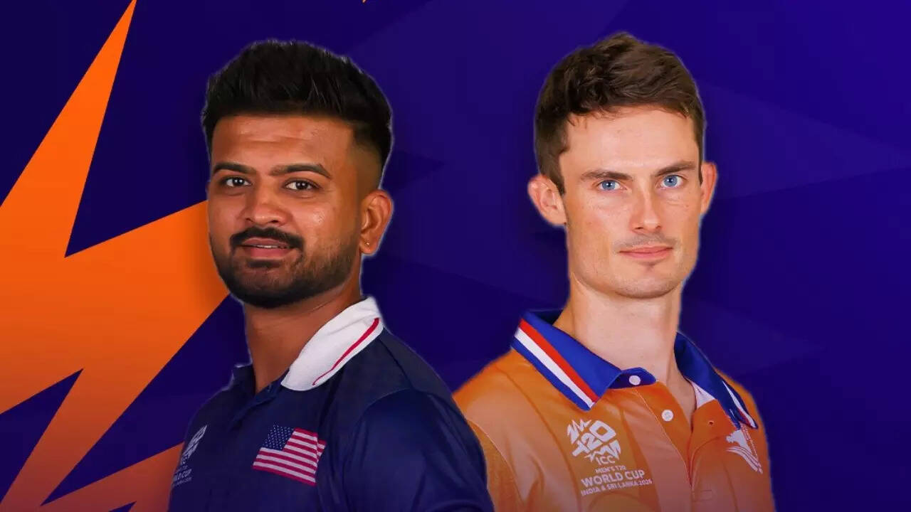 USA 23/0 in 2.0 Overs | USA vs Netherlands Live Score, T20 World Cup 2026: USA asked to bat first against a strong Netherlands in Chennai