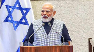 India with Israel & world for dialogue, peace, stability: PM Modi | India News