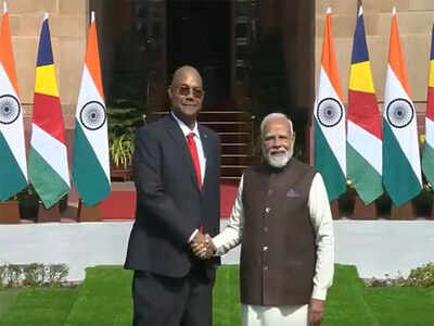 Prime Minister Narendra Modi meets Seychelles President Patrick Herminie | India News