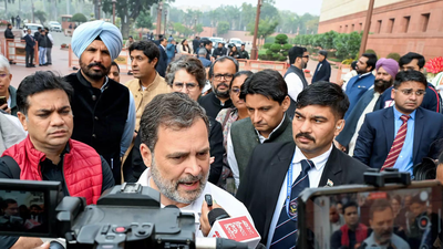 ‘Our Prime Minister compromised, sold our nation’: Rahul Gandhi outside Parliament after LS snub | India News