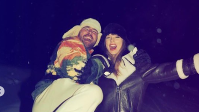 Taylor Swift’s fiancé, Travis Kelce, jokes that the singer will ‘kill’ him following his hilarious chair collapse moment – Watch | English Movie News