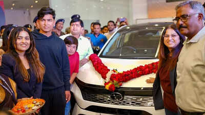 After Rs 50 lakh reward from Bihar CM, 14-year-old Vaibhav Sooryavanshi flaunts new Rs 22 lakh car | Cricket News