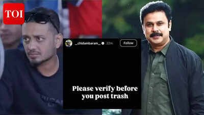 ‘Manjummel Boys’ director Chidambaram denies Dileep film rumours; says ‘Please verify before you post trash’ | Malayalam Movie News
