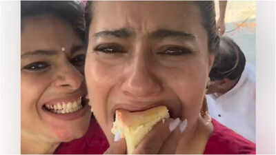 Kajol posts a hilarious birthday wish for Tanishaa Mukerji: ‘Is it my birthday or hers?’ – Watch VIDEO | Hindi Movie News