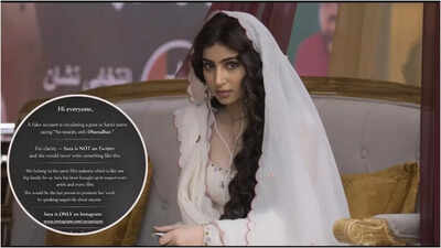 Sara Arjun’s father issues statement after fake post takes a dig at Yash’s ‘Toxic’ ahead of ‘Dhurandhar The Revenge’ release |