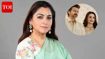 Khushbu Sundar: Khushbu defends Vijay and Trisha amid viral wedding reception appearance: ‘Their personal life has nothing to do with people’ | Tamil Movie News