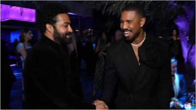 When 2026 Academy Award winner Michael B. Jordan shared a laugh with ‘RRR’ star Jr. NTR at 2023 Oscars after party | Hindi Movie News