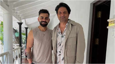 Jaideep Ahlawat finally meets Virat Kohli; shares his ‘Virat Lamha’ with fans | Hindi Movie News