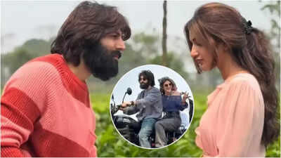 Kartik Aaryan sports rugged long hair and a beard in leaked pictures from the Anurag Basu film’s Kashmir schedule – Reports | Hindi Movie News