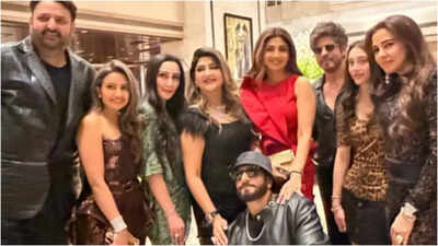 Shah Rukh Khan, Ranveer Singh, Sanjay Dutt and more celebs attend star-studded Mumbai birthday party – Viral PICS and videos inside | Hindi Movie News