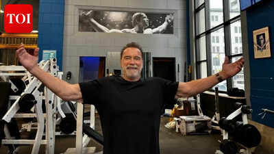 Arnold Schwarzenegger Quote: Quote of the day by Arnold Schwarzenegger: ‘You can’t climb the ladder of success with your hands in your pockets.’ | English Movie News