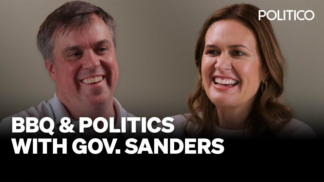 Politics and Arkansas BBQ with Gov Sanders and Jonathan Martin