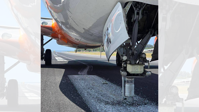 Air India Express plane makes hard landing at Phuket airport; pictures show nose-wheel damage | India News