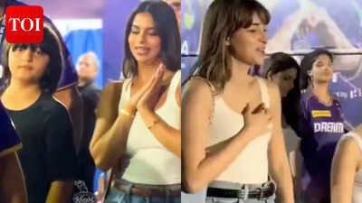 ‘King’ star Suhana Khan makes public appearance with brother AbRam Khan and BFFs Ananya Panday, Shanaya Kapoor for cricket outing |