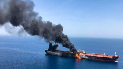 US-Israel strikes in Iran: Indian national killed in attack on oil tanker off Oman coast | India News
