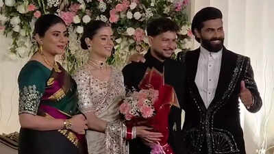 Kuldeep Yadav Reception: Kuldeep touches Jadeja, Rivaba’s feet: Viral wedding moment melts hearts – Watch | Off the field News