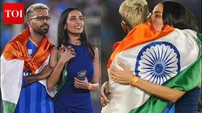 Hardik Pandya’s girlfriend Mahieka Sharma shows off diamond ring as she celebrates with cricketer – PICS |