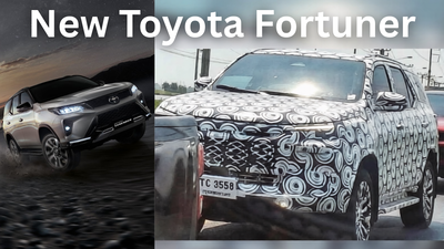 New Toyota Fortuner spotted in muscular, massive avatar: Check images