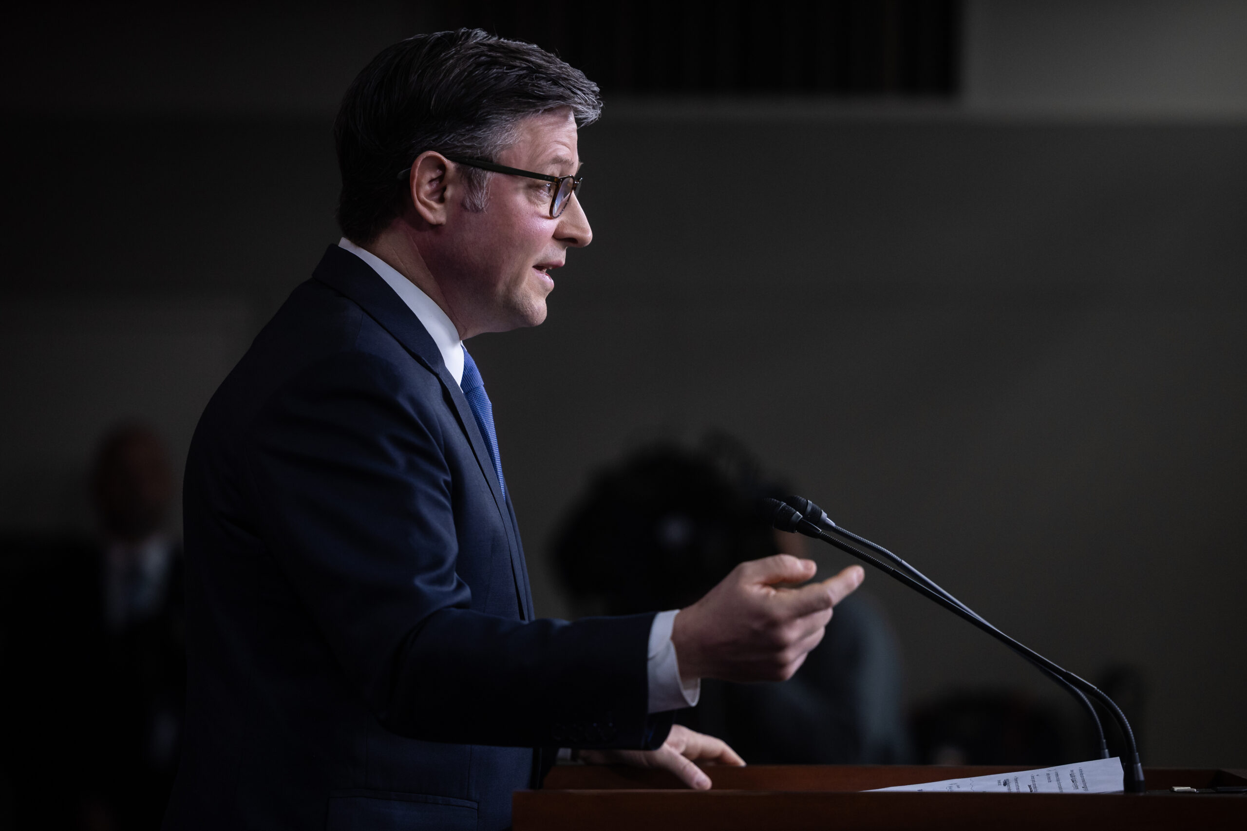 Mike Johnson declines to condemn Republicans’ anti-Muslim remarks