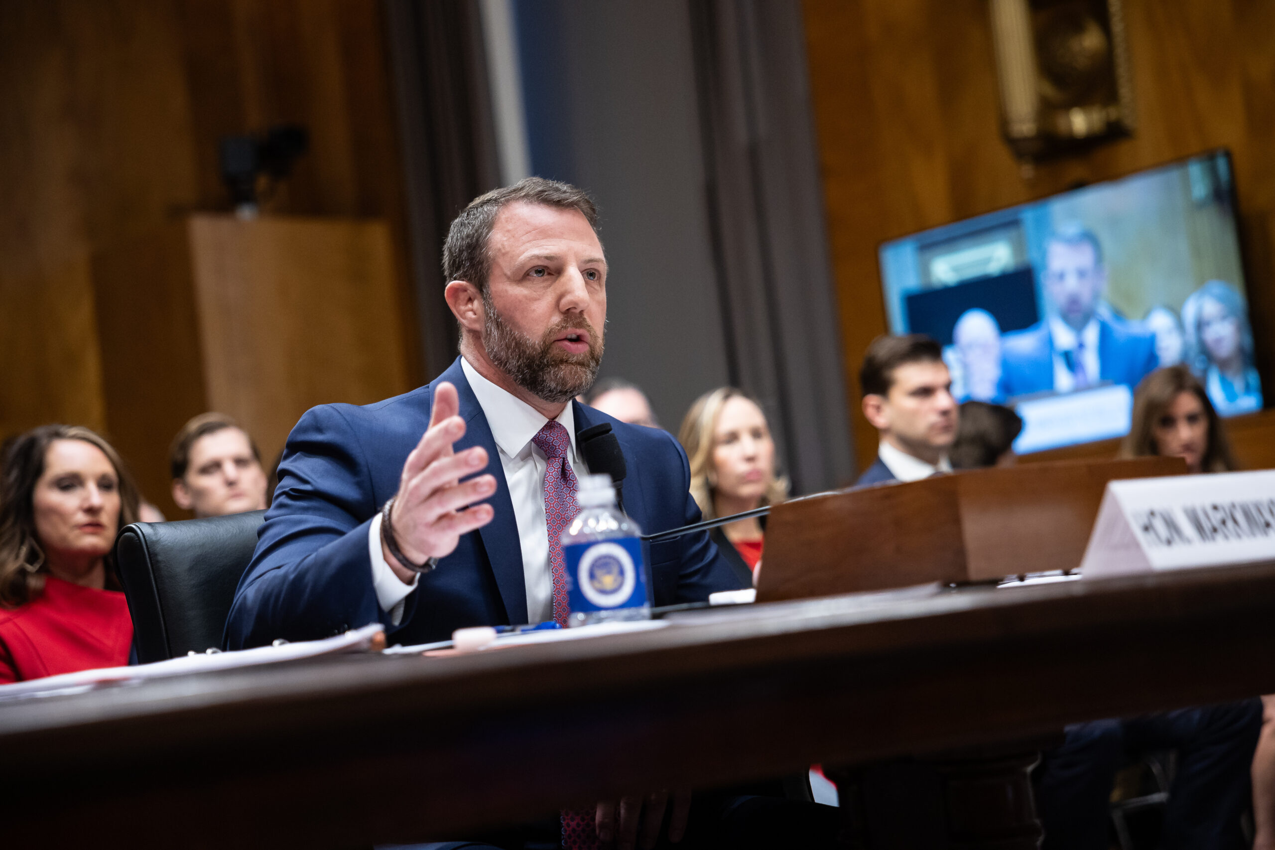 Mullin’s nomination to be DHS chief advances out of committee