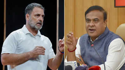 ‘Hate-spreading CM’: Rahul Gandhi slams Himanta Biswa at Assam poll rally | India News