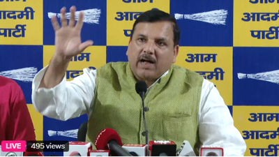 ‘Operation Lotus’: AAP’s first reaction as Raghav Chadha, 6 other MPs in Rajya Sabha join BJP | India News