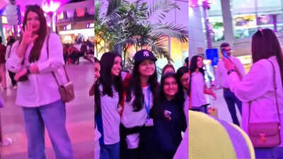 Aishwarya Rai Bachchan picks Aaradhya from airport after a school tour, turns photographer for her, netizens call her ‘best mom’ – WATCH VIDEO |
