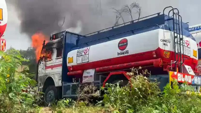 Several oil tankers catch fire in Jammu, 2 gutted | India News
