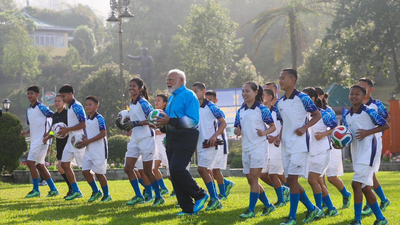 PM Modi joins youngsters for friendly football game in Gangtok during Sikkim visit; shares pictures | India News
