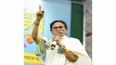 BJP mics placed to disrupt meet: Didi, quits rally | India News