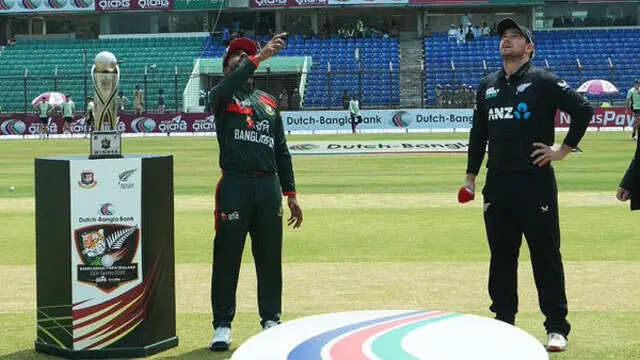 Bangladesh 46/3 in 12.2 Overs | BAN vs NZ, 3rd ODI Live Score: William O’Rourke’s triple strike rocks Bangladesh