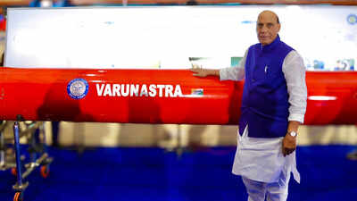 India’s third home-grown N-sub commissioned; Rajnath also launches stealth frigate, large cavitation tunnel facility at Vizag | India News