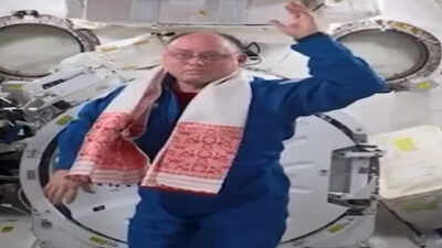 ‘Bihu going global’: US astronaut performs Assamese dance aboard ISS; Himanta Sarma shares video | India News