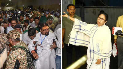 Mamata storms EVM strongroom; TMC, BJP lock horns over tampering claims: How late-night drama unfolded | India News