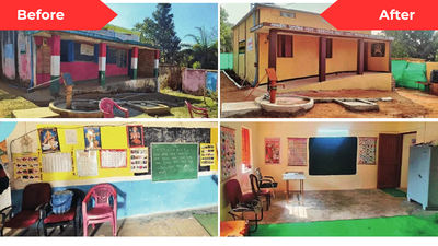 Schools stand where red once reigned | India News